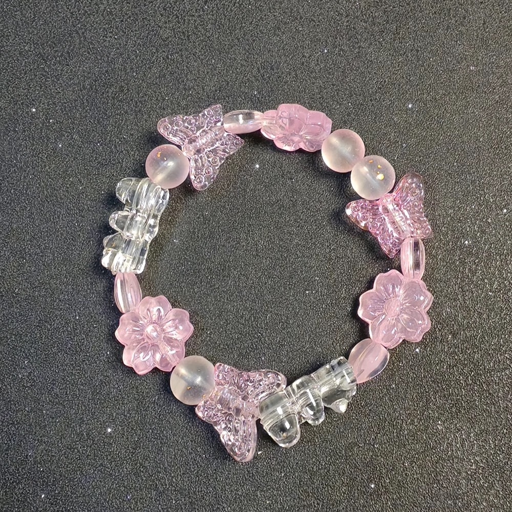 IVE WonYoung Inspired Butterfly Bear Bracelet 