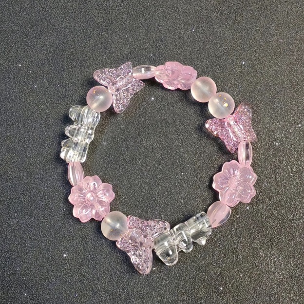 IVE WonYoung Inspired Butterfly Bear Bracelet 