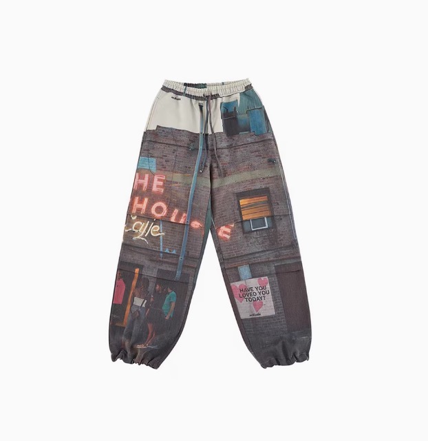 Got7 Jackson Wang Inspired Graffiti Track Pants