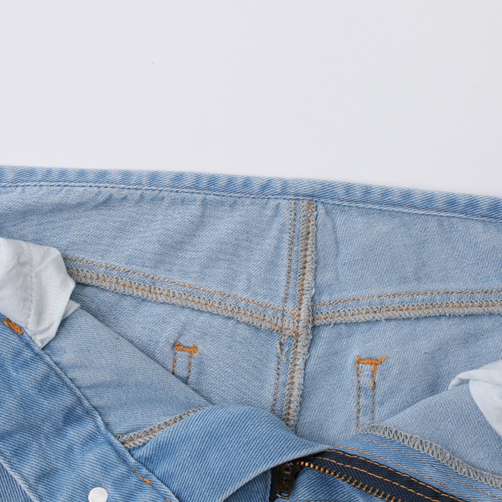 Babymonster Ahyeon-Wide Leg Straight Loose Jeans pan