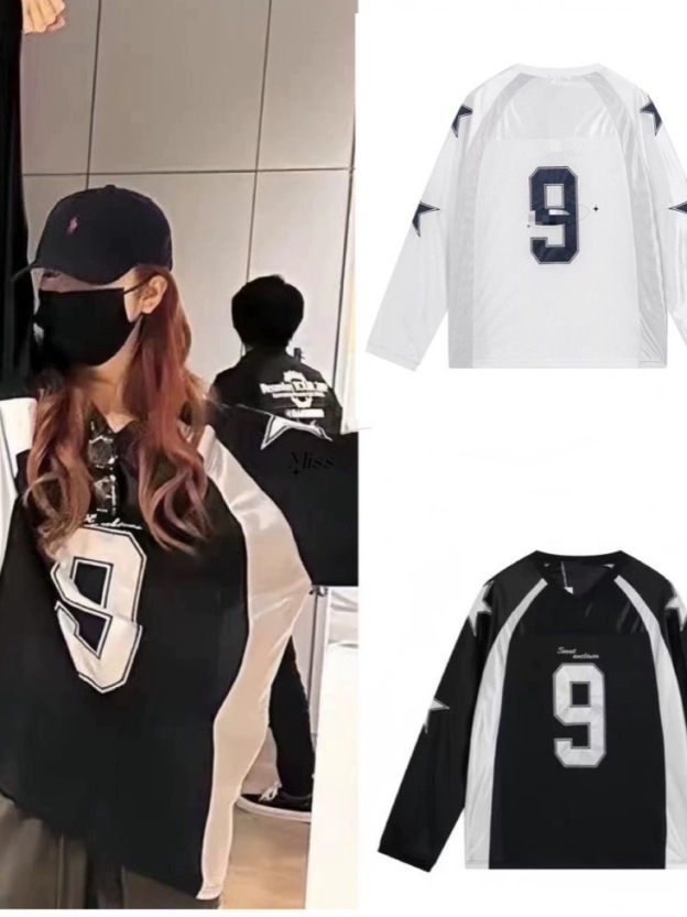LE SSERAFIM Yunjin Inspired Vintage Baseball Jersey