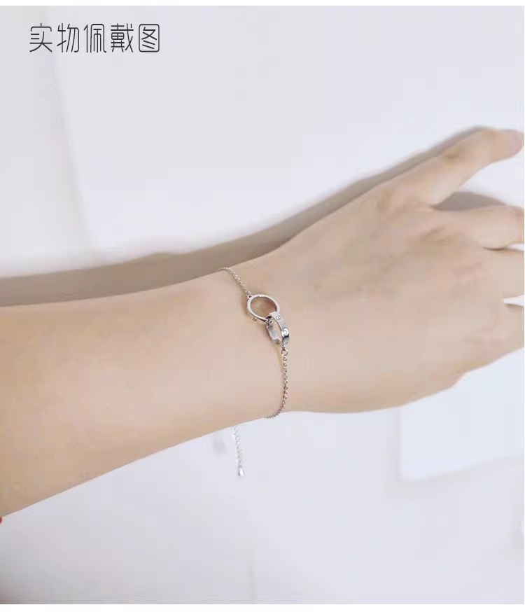 BTS V (Kim Taehyung) Inspired Minimalist Double Ring Bracelet