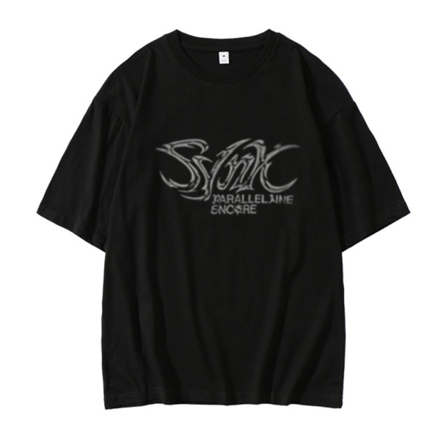 Aespa Synk Parallel Line Concert Cotton T-Shirt
