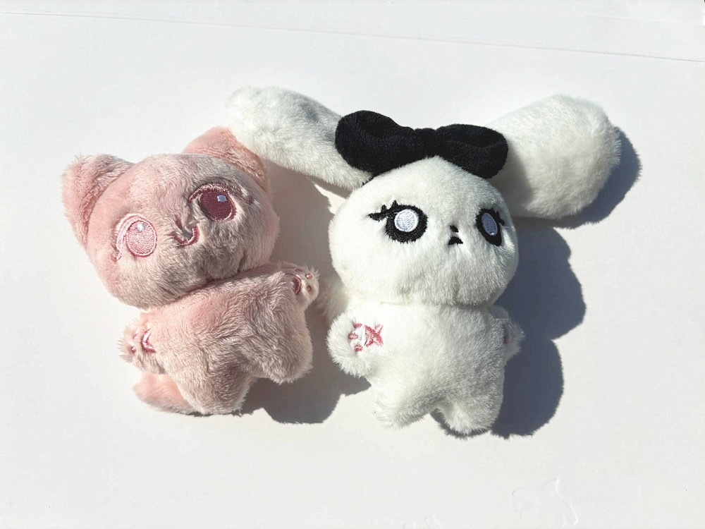 Aespa NingNing & Giselle Mini Dolls official inspired Plush Keychain
