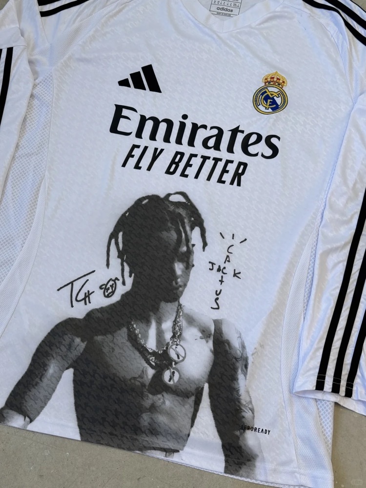 Travis Scott Long Sleeve custom Remake Jersey 