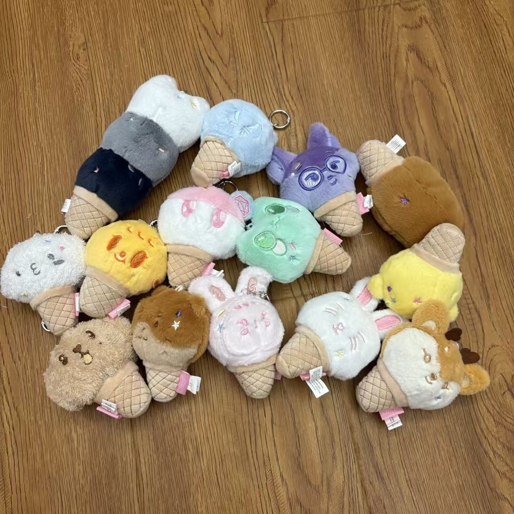SEVENTEEN Miniteen inspired Ice Cream Cone Plush doll Keychain