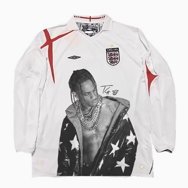 Travis Scott Long Sleeve custom Remake Jersey 