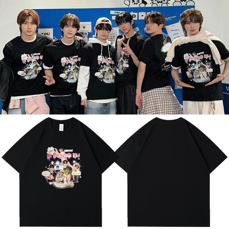 TWS one-year anniversary neighboring same short T-shirt