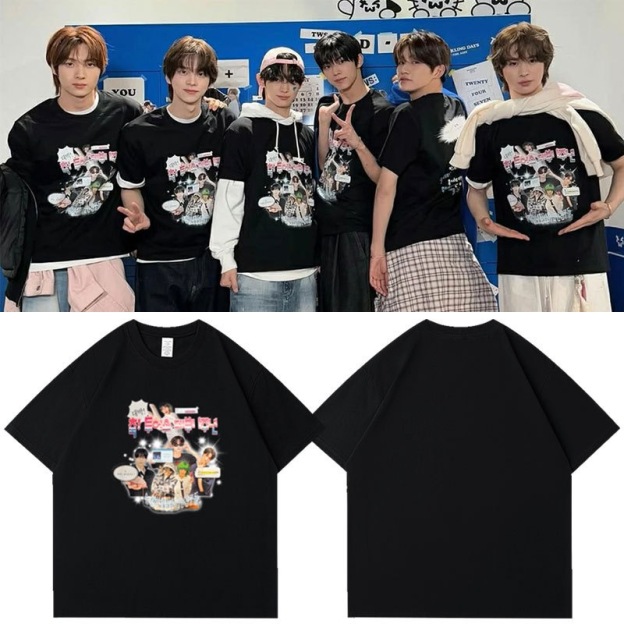 TWS one-year anniversary neighboring same short T-shirt