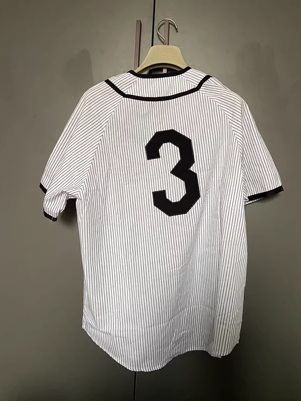 Aespa NingNing Striped Sporty Jersey  Oversized  Tee 