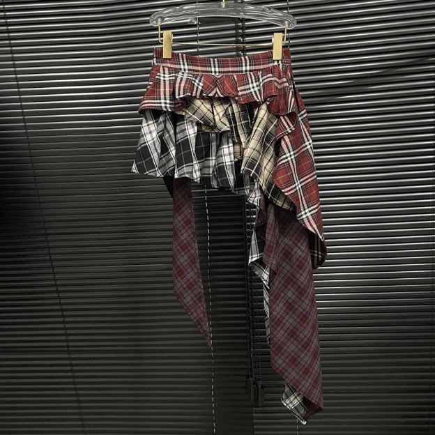 BabyMonster Ahyeon inspired Multicolored Plaid Skirt