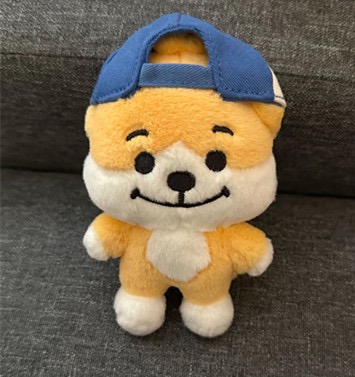 enhypen ENchin inspired Fluffy Plush Keyring Bag Accessory Charm doll