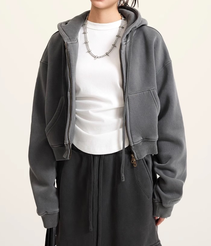 SEVENTEEN Hoshi&Mingyu-Inspired Cropped Hoodie 