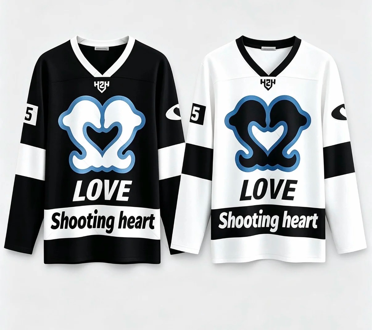 heats2heats the love heart custom jersey