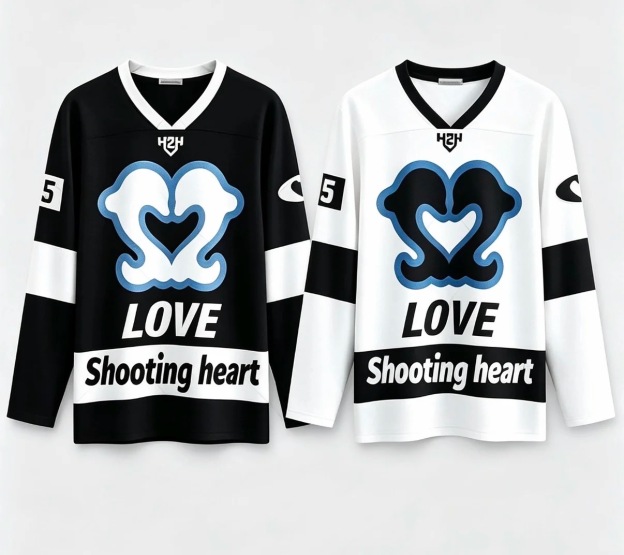heats2heats the love heart custom jersey