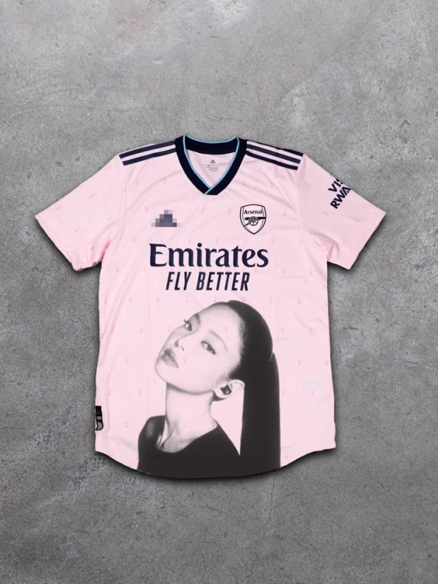 Blackpink Jennie-Inspired Arsenal Remake Jersey