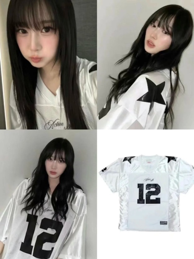 Aespa Giselle-Inspired 2000archives Sports Jersey Tee