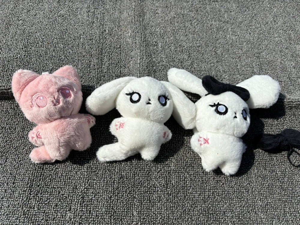 Aespa NingNing & Giselle Mini Dolls official inspired Plush Keychain