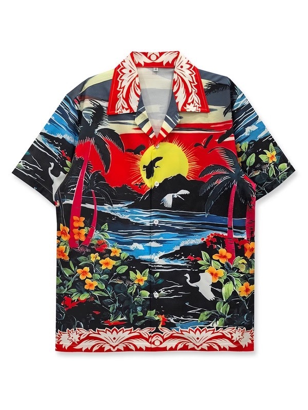 SEVENTEEN The8 Inspired Summer Print Shirt - XuMinghao