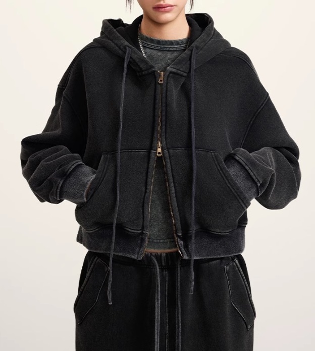 SEVENTEEN Hoshi&Mingyu-Inspired Cropped Hoodie 