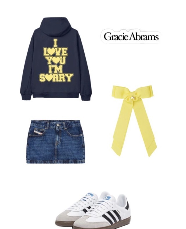 I Love You I'm Sorry Gracie Abrams Print Hoodie