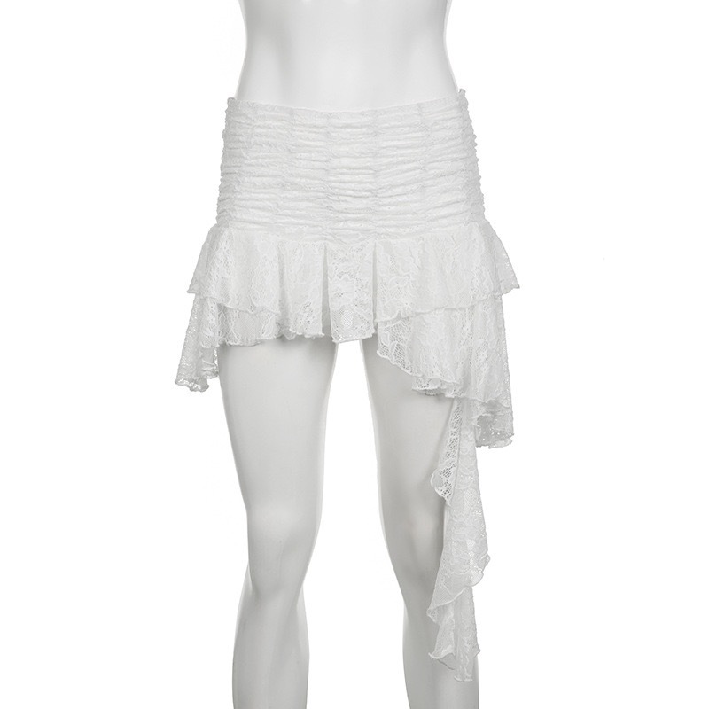 ITZY Yuna Inspired White Performance Top & Skirt Set