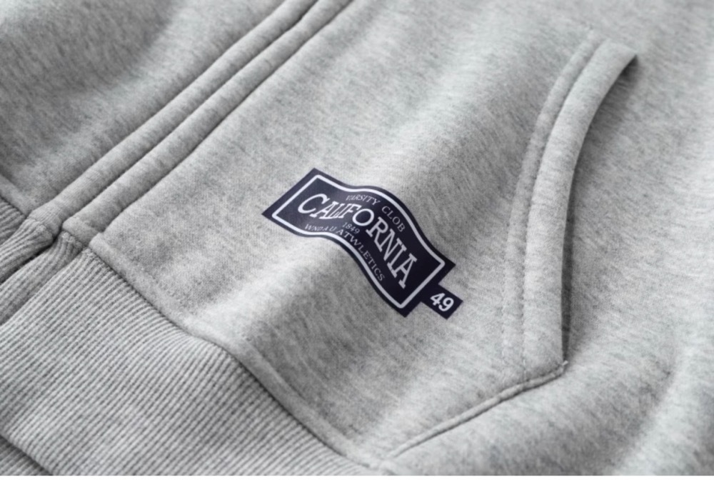 Seventeen Mingyu Grey Letter Print inspired Zip-Up Hoodie 