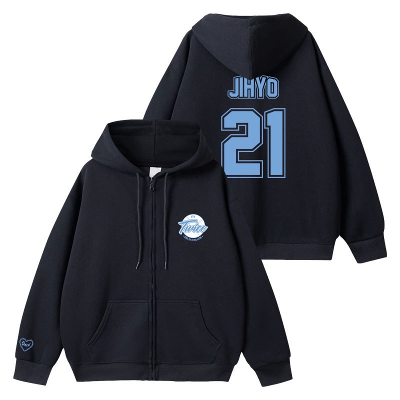 TWICE 9th Anniversary Concert Inspired Hoodie Baseball Jacket