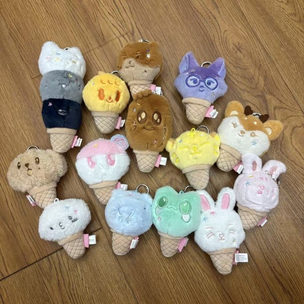 SEVENTEEN Miniteen inspired Ice Cream Cone Plush doll Keychain