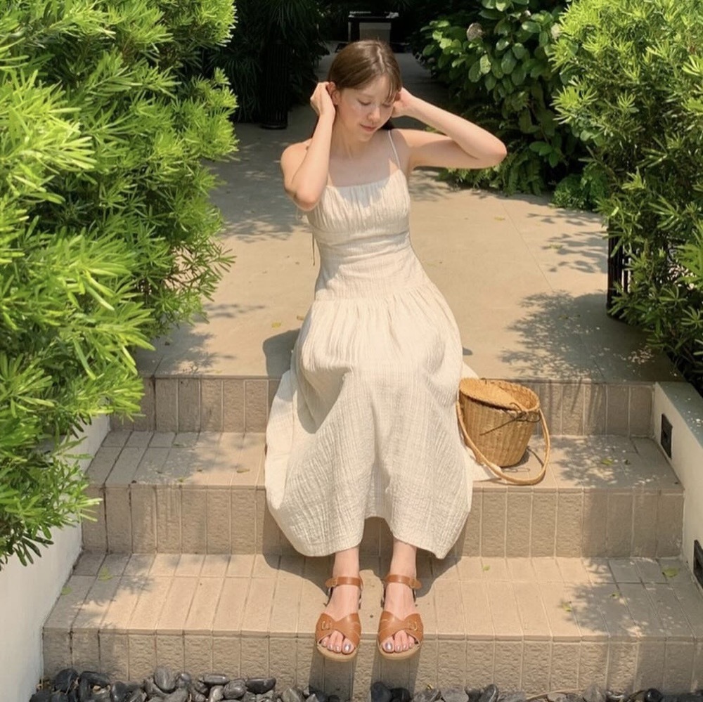 BLACKPINK Jennie inspired Vacation Long Dress 