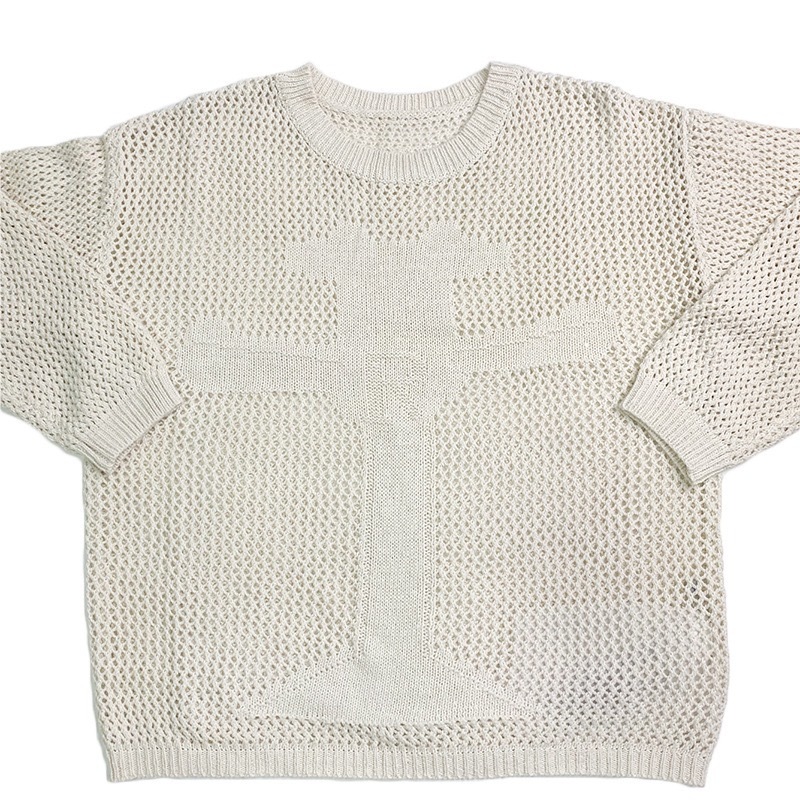 Enhypen SUNOO Inspired See Through Knitted Sweater Top