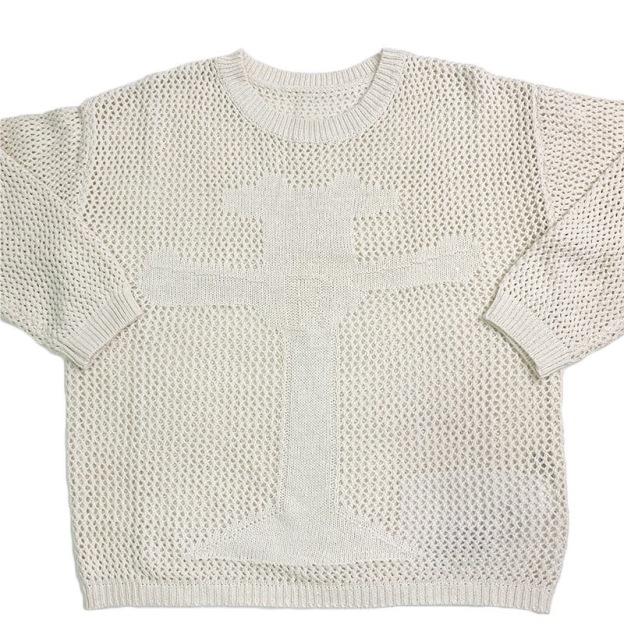 Enhypen SUNOO Inspired See Through Knitted Sweater Top