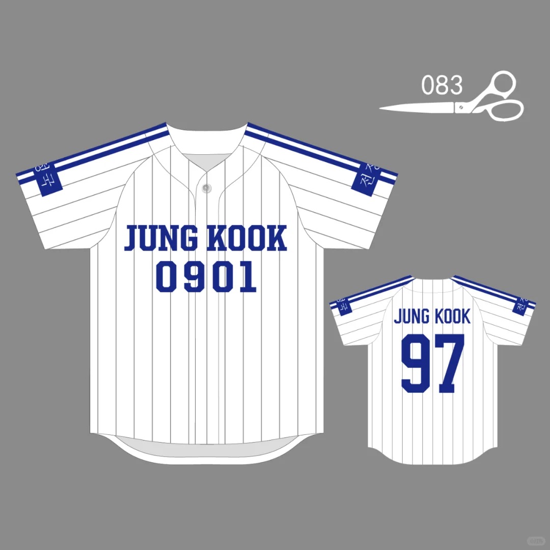 BTS JUNGKOOK & SUGA CUSTOM JERSEY