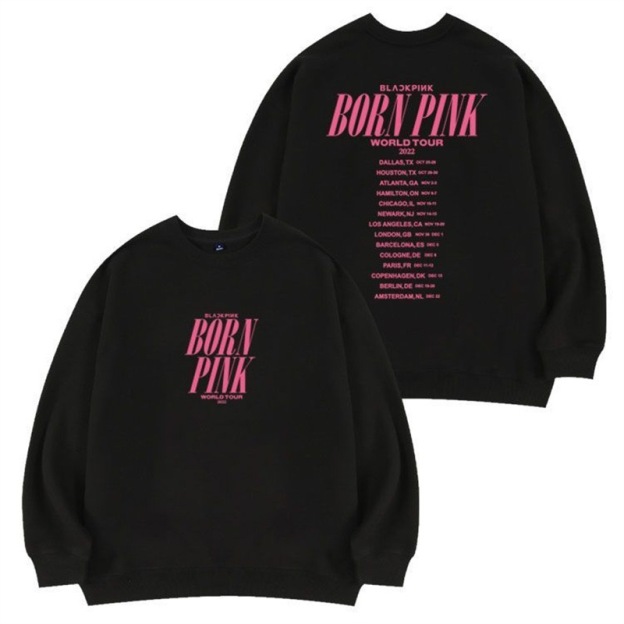 BLACKPINK BORN PINK World Tour concert merch hoodies