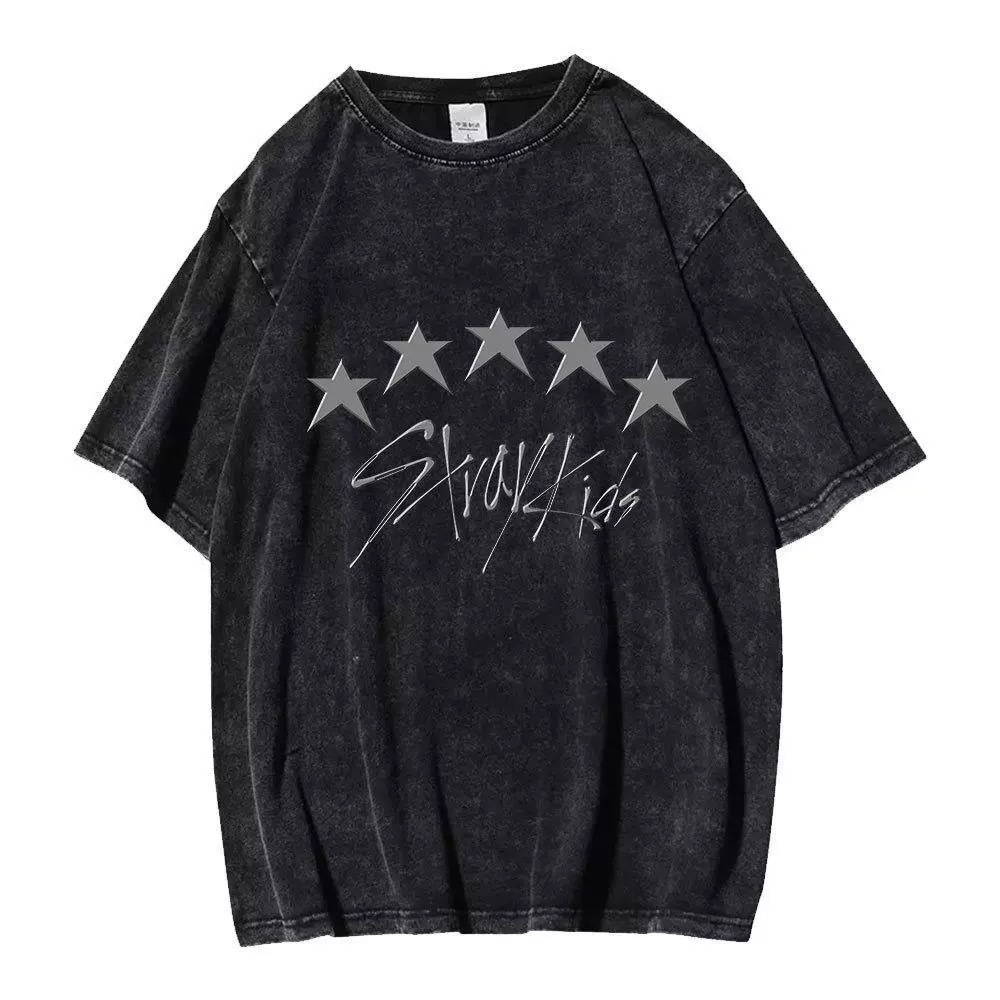 StrayKids Album 5-Star Same Washed Aged T-Shirt