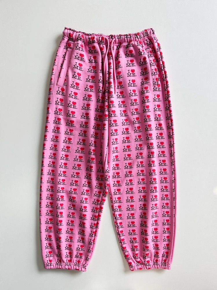 Ashley Williams inspired I Love Me print hoodie pants set 