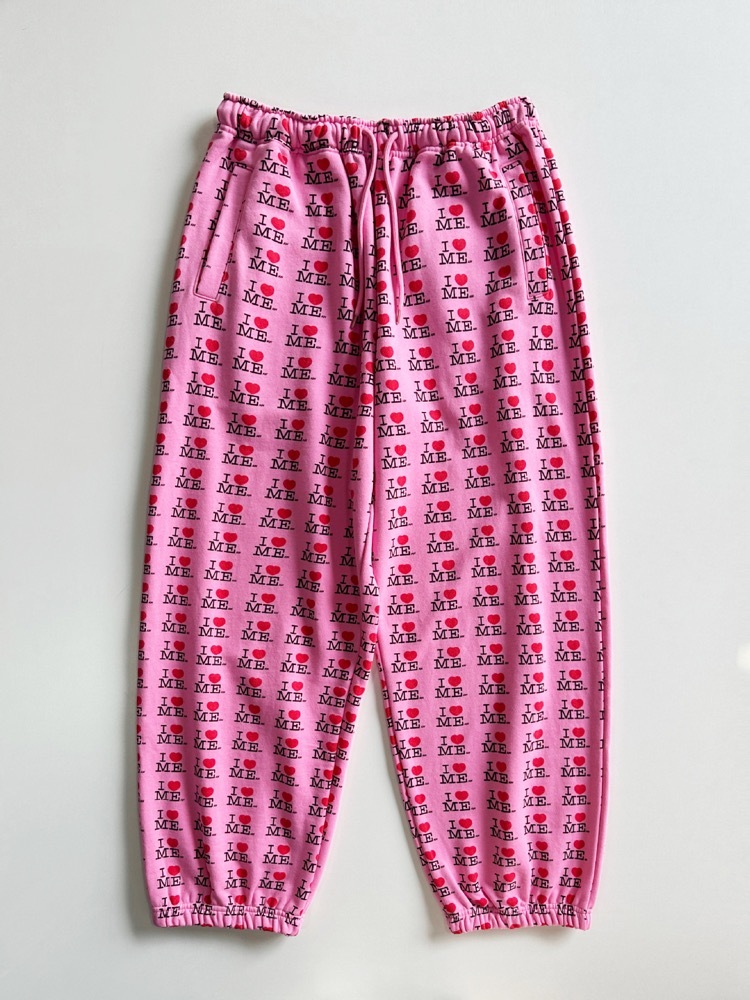 Ashley Williams inspired I Love Me print hoodie pants set 