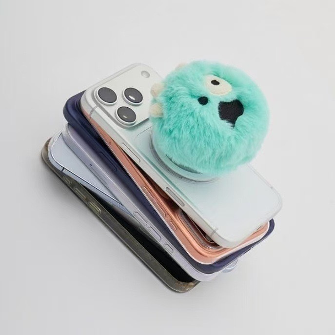 CORTIS inspired Ball Plush Pom Pom Magnetic Phone Grip