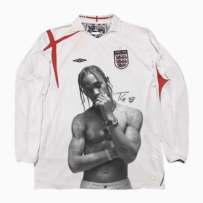 Travis Scott Long Sleeve custom Remake Jersey 