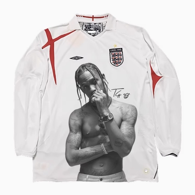 Travis Scott Long Sleeve custom Remake Jersey 