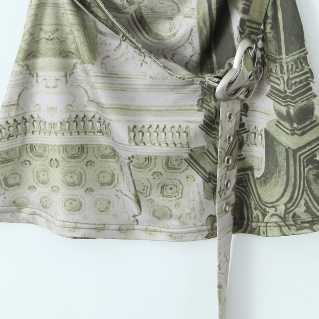 BabyMonster Ahyeon Inspired Green Strapless Mini Dress