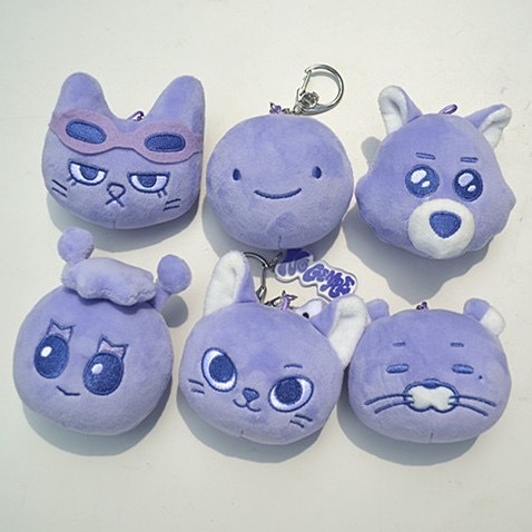 Boynextdoor inspired Plushies HEAD KEYCHAIN