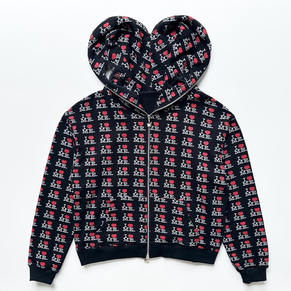 Ashley Williams inspired I Love Me print hoodie pants set 