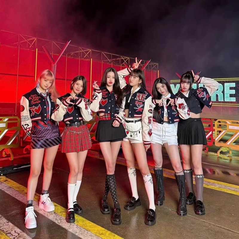 IVE Kitsch Short Baseball Jacket-wonyoung IVE