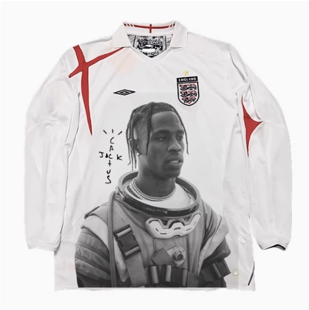 Travis Scott Long Sleeve custom Remake Jersey 