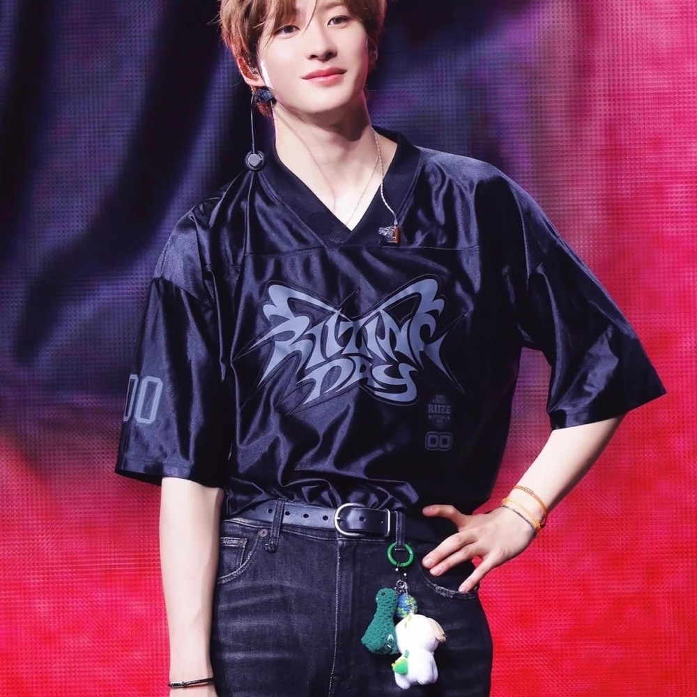 RIIZE Black Performance inspired custom jersey Tee