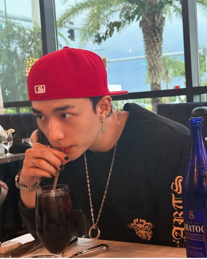 enhypen hyunjin inspired Chrome Hearts Cross Print tshirt