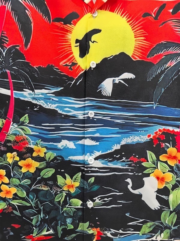 SEVENTEEN The8 Inspired Summer Print Shirt - XuMinghao