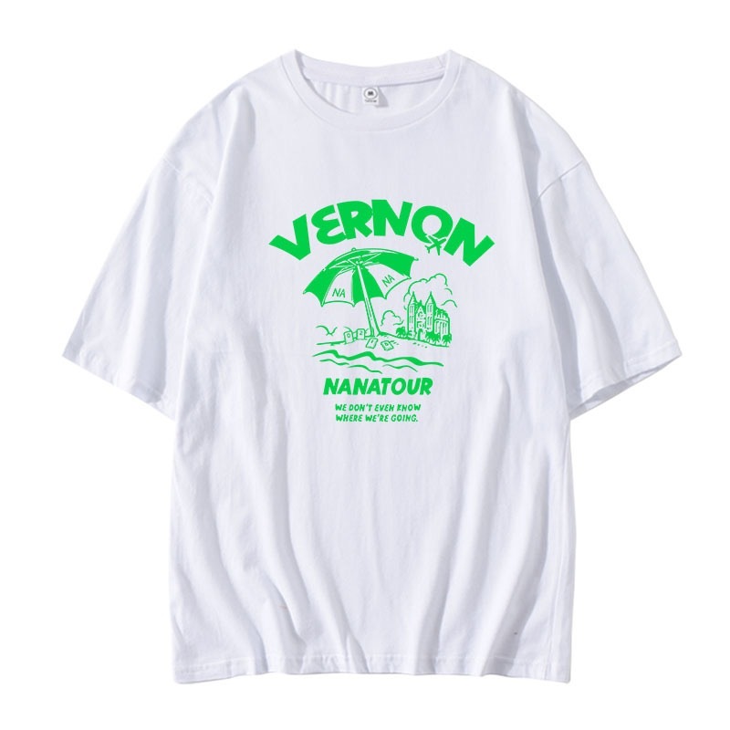 NANATOUR inspired short crewneck t-shirt-SEVENTEEN