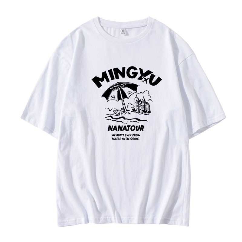 NANATOUR inspired short crewneck t-shirt-SEVENTEEN